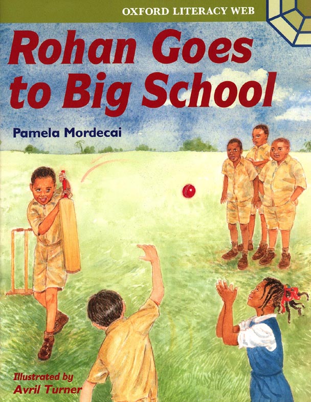 Book cover - Rohan Goes to Big School.