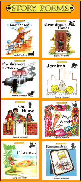 Book covers - Story Poems - A collection of 8 images of children's poetry.